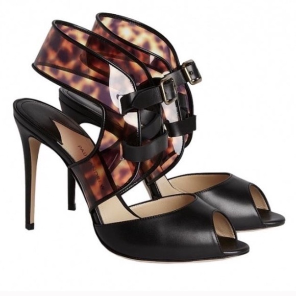 Paul Andrew Shoes - Paul Andrew Lucia Transparent Tortoise Heels